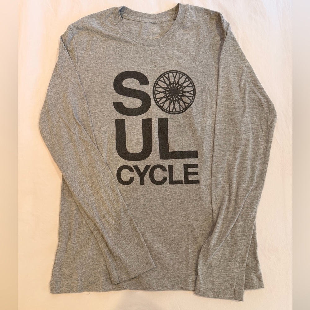 SoulCycle Gray Long Sleeve Shirt